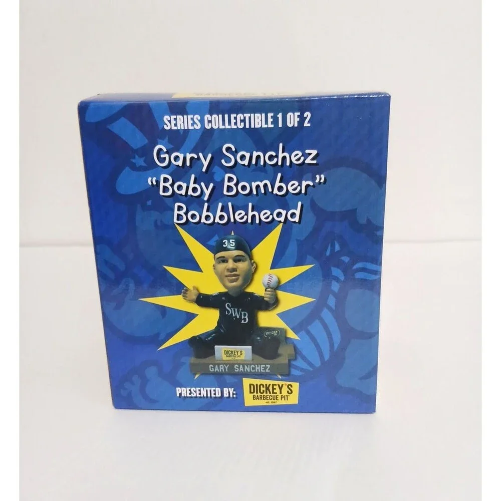 Gary Sanchez Baby Bomber Bobblehead 1 of 2 2016 SWB RailRiders SGA Yankees w/Box
